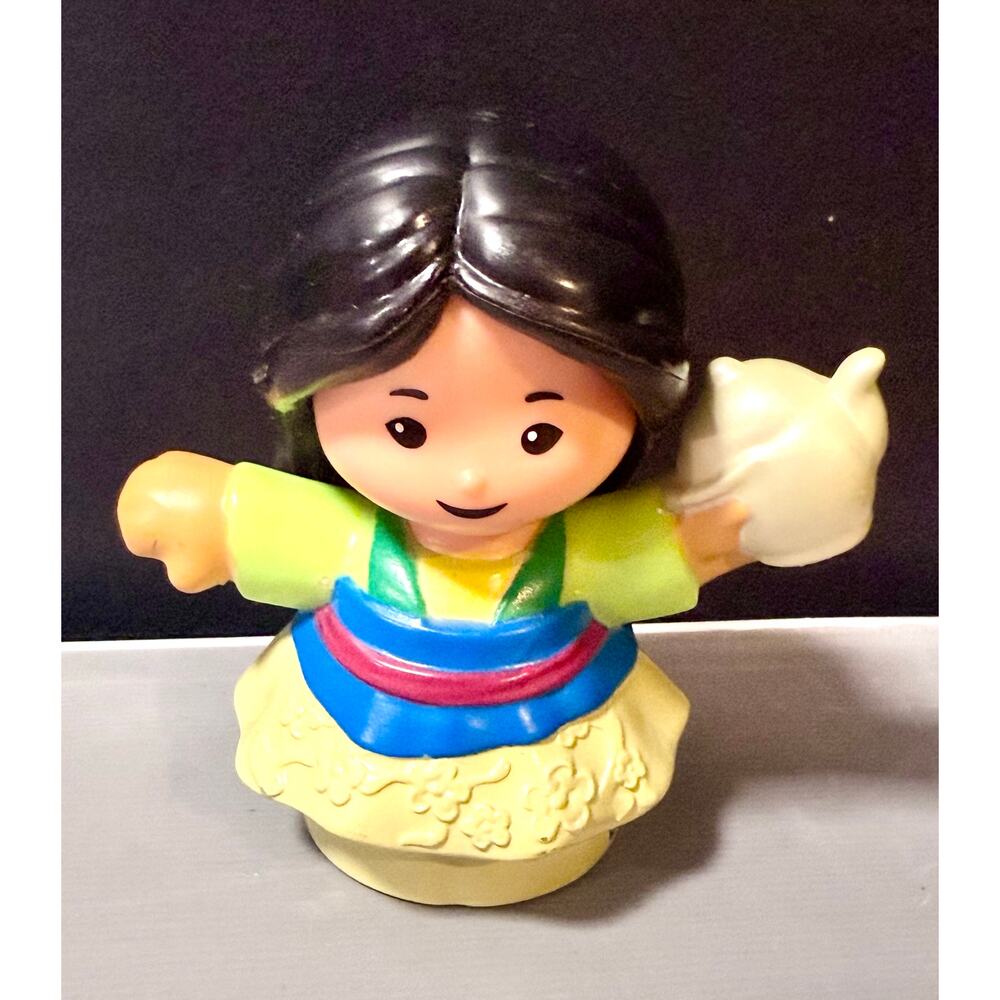Fisher Price Little People Disney Princess Mulan For Castle Figure Asian